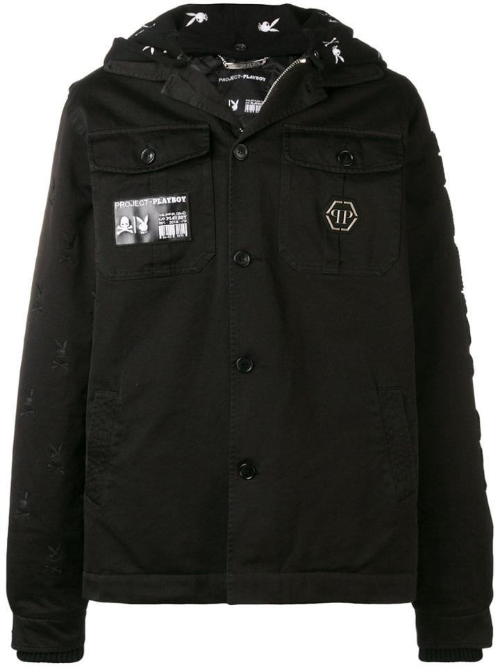 Philipp Plein Playboy Bunny Jacket - Black