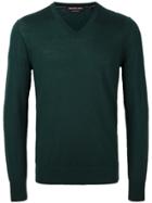 Michael Kors V-neck Jumper - Green