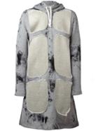 Comme Des Garçons - Cut-out Hoodie Dress - Women - Cotton - S, Grey, Cotton
