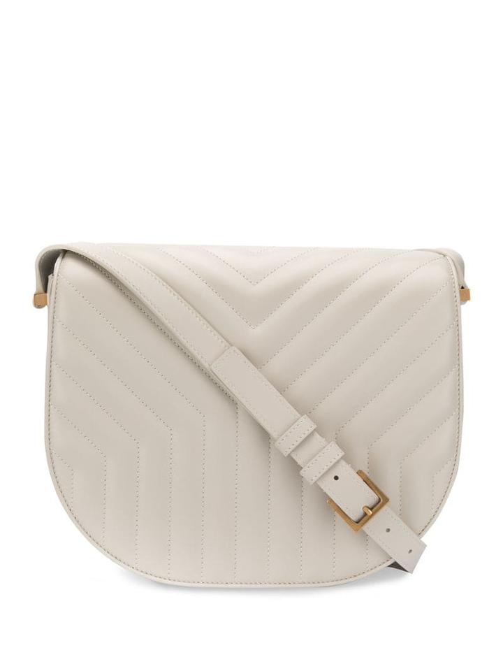 Saint Laurent Joan Quilted Shoulder Bag - Neutrals
