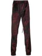 God's Masterful Children Abstract Track Pants - Red