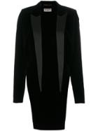Saint Laurent Lapel Tailcoat Blazer - Black