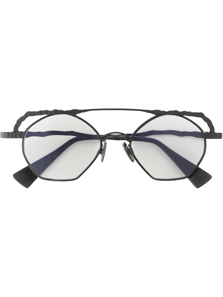 Kuboraum Aviator Sunglasses - Black