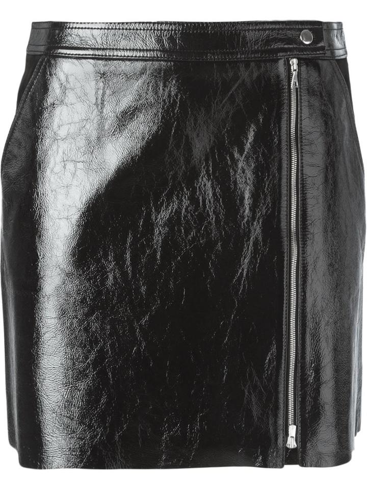 Theory Zip Detail Mini Skirt