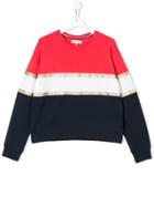 Tommy Hilfiger Junior Teen Glitter Stripe Sweatshirt - Red
