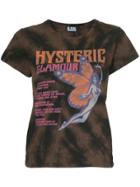 Hysteric Glamour Butterfly Girl Print T-shirt - Brown