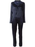 Ralph Lauren Zipped Jumpsuit, Women's, Size: 6, Blue, Silk/nylon