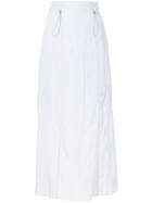 Des Prés Drawstring Waist Skirt - Blue
