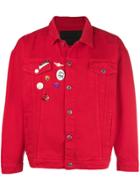 Nasaseasons Denim Pins Jacket - Red