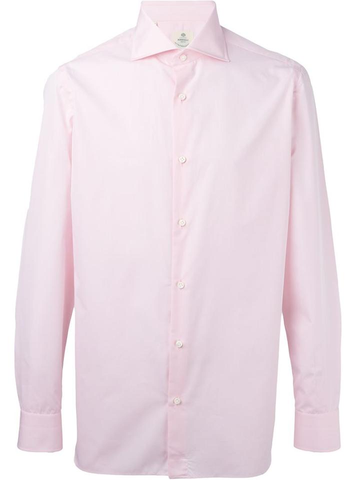 Borrelli Cuffed Sleeve Button Down Shirt