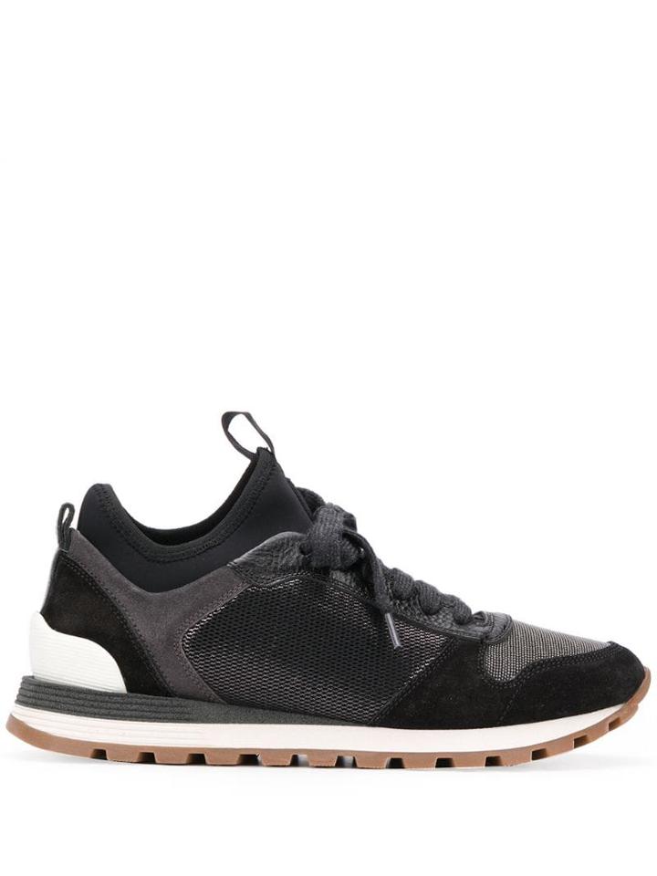 Brunello Cucinelli Colour Block Sneakers - Black