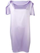 Gianluca Capannolo Frilled Shift Dress - Purple