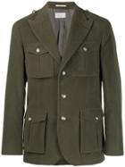 Brunello Cucinelli Fitted Military Jacket - Green