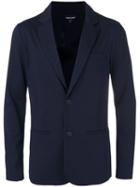Giorgio Armani Welt Pocket Blazer, Men's, Size: 54, Blue, Viscose/polyamide/spandex/elastane/cupro