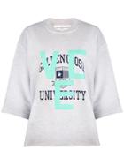 Golden Goose Deluxe Brand University Print Sweatshirt - Grey