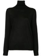 Jean Paul Knott Turtleneck Top - Black