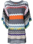 Missoni - Mini Jumper Dress - Women - Polyester/cupro/viscose - 42, Grey, Polyester/cupro/viscose