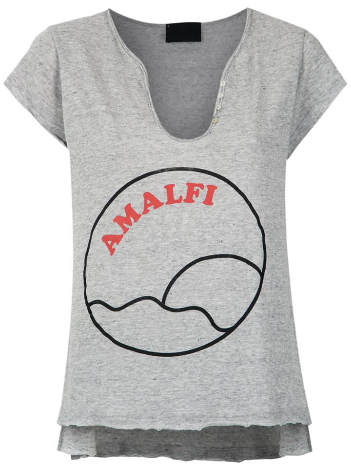 Andrea Bogosian Printed T-shirt - Grey