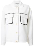 Edeline Lee - Gabo Jacket - Women - Polyester/spandex/elastane - 8, White, Polyester/spandex/elastane