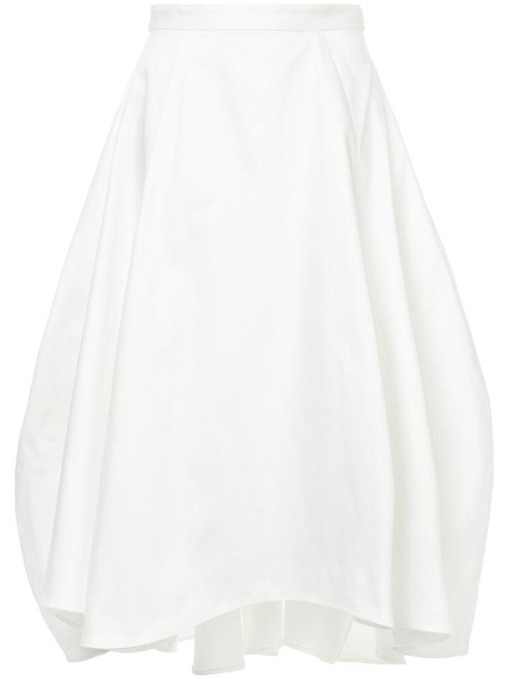 Maggie Marilyn Sculptural Tulip Skirt - White