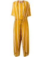 Henrik Vibskov Allen Jumpsuit, Women's, Size: Medium, Yellow/orange, Polyester