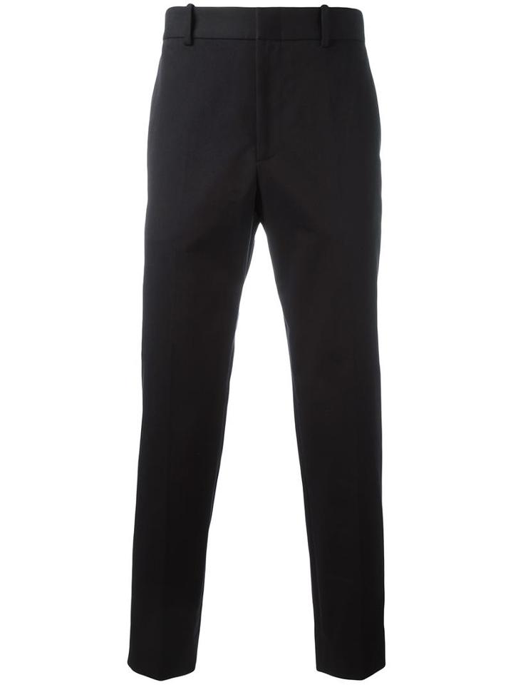 Gucci Stretch Gabardine Chinos, Men's, Size: 50, Black, Cotton/spandex/elastane