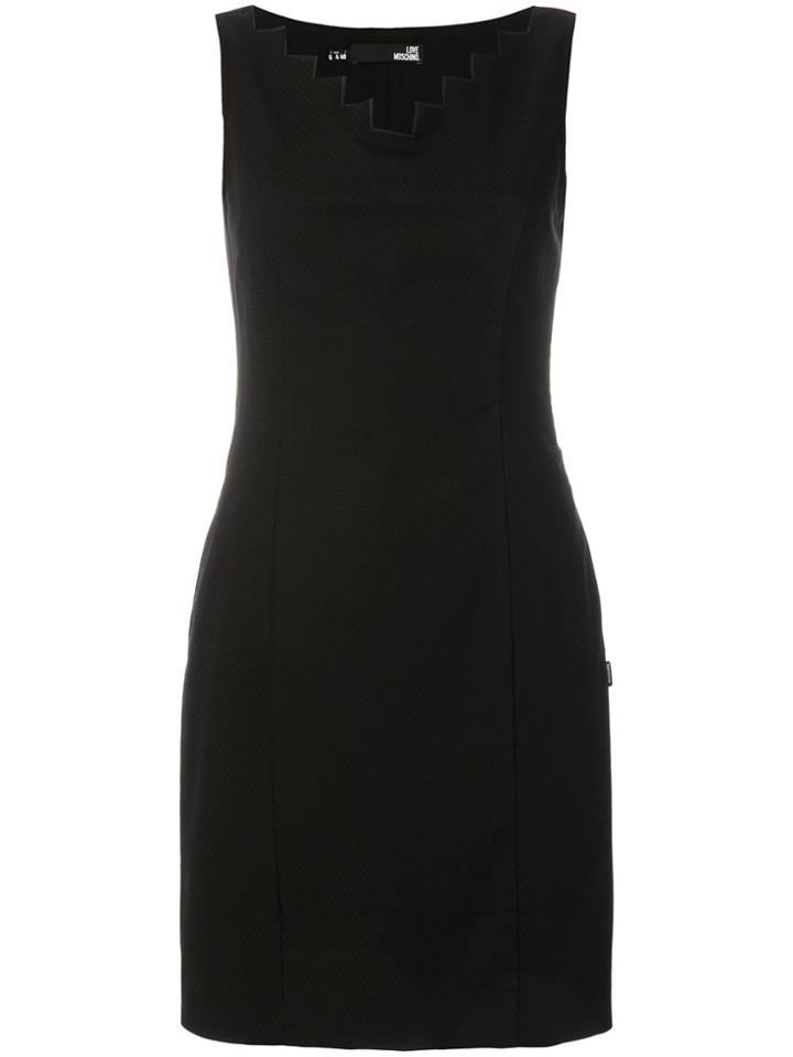 Love Moschino Short Fitted Dress - Black