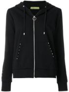 Versace Jeans Studded Hooded Sweatshirt - Black