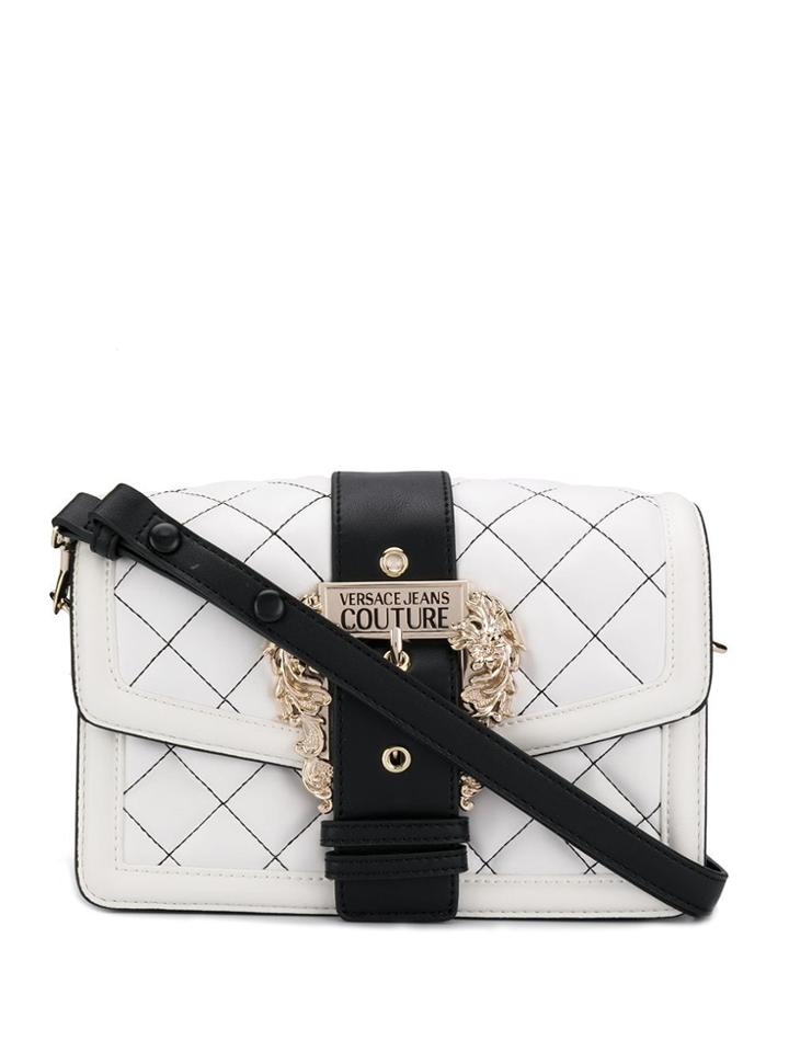 Versace Jeans Couture Quilted Shoulder Bag - White