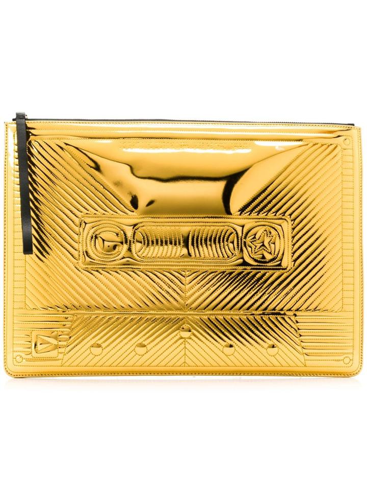 Corto Moltedo Big Cassette Clutch - Gold