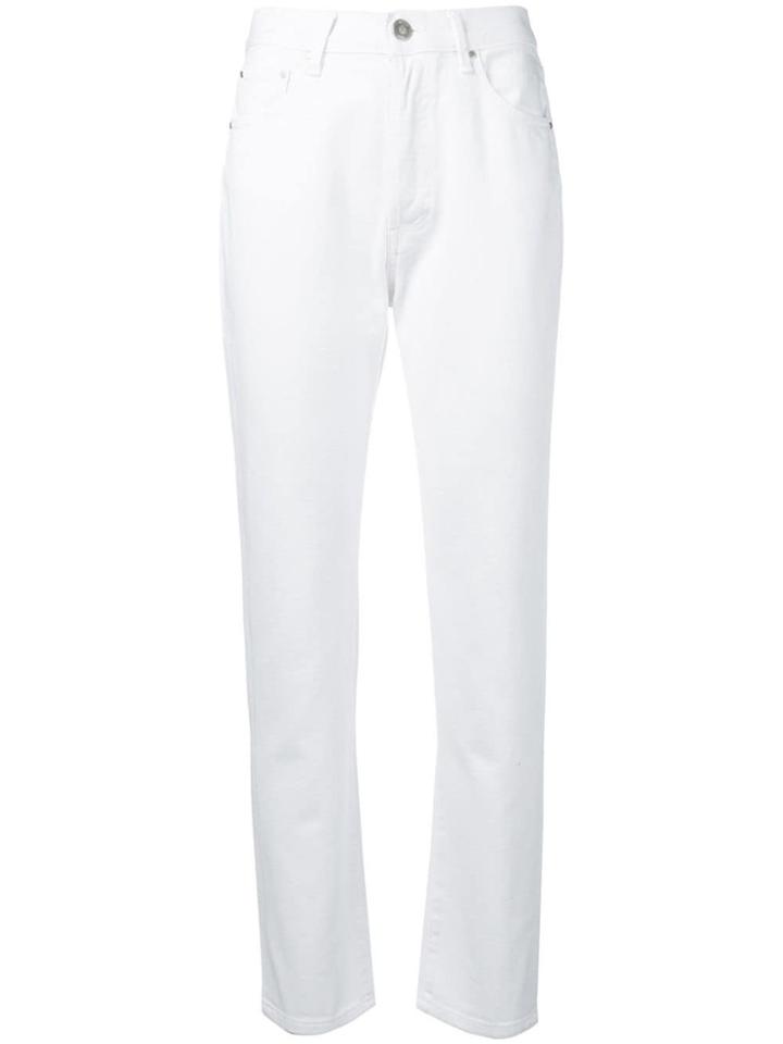 Don't Cry Cropped Slim-fit Jeans - White