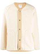 Gramicci Contrast-trimmed Teddy Jacket - White