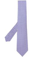 Borrelli Geometric Print Tie - Pink