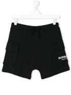 Burberry Kids Logo Sweat Shorts - Black