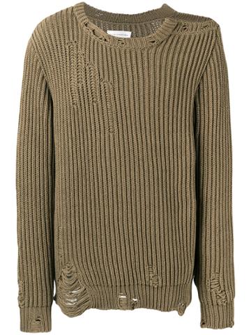 Common Wild Raglan Sleeve Jumper - Green