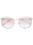 Chloé Eyewear Cat Eye Glasses - Metallic
