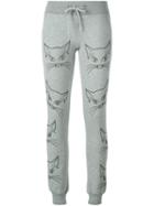 Philipp Plein 'kitty' Track Pants, Women's, Size: Small, Grey, Cotton