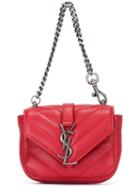 Saint Laurent Mini 'college' Bag, Women's, Red