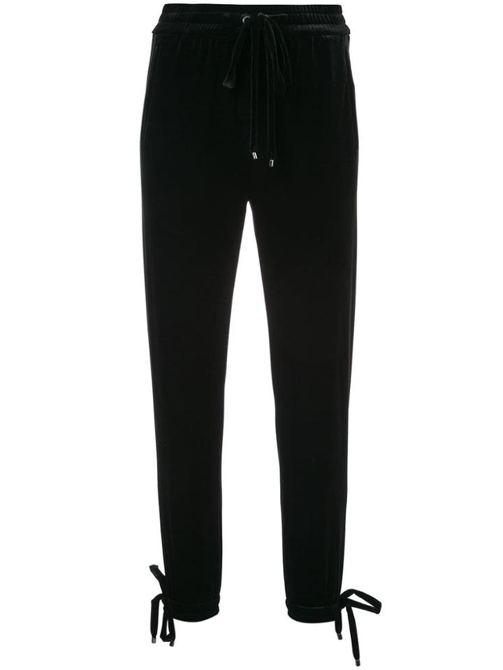 Osman Cuffed Track Pants - Black
