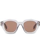 Burberry Geometric Frame Sunglasses - Grey