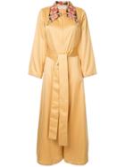 Pose Arazzi Belted Jumpsuit - Yellow & Orange