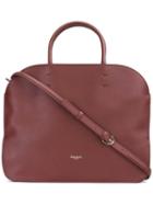 Nina Ricci Flat Medium Tote, Women's, Red, Calf Leather