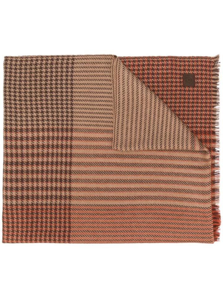 Salvatore Ferragamo Check Scarf - Brown