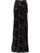 Roberto Cavalli Paisley Print Skirt - Black