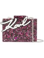 Karl Lagerfeld Box Clutch - Pink
