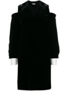 Fendi Embellished Off-shoulder Dress - Black