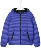 Ai Riders On The Storm Kids Hooded Puffer Jacket - Blue