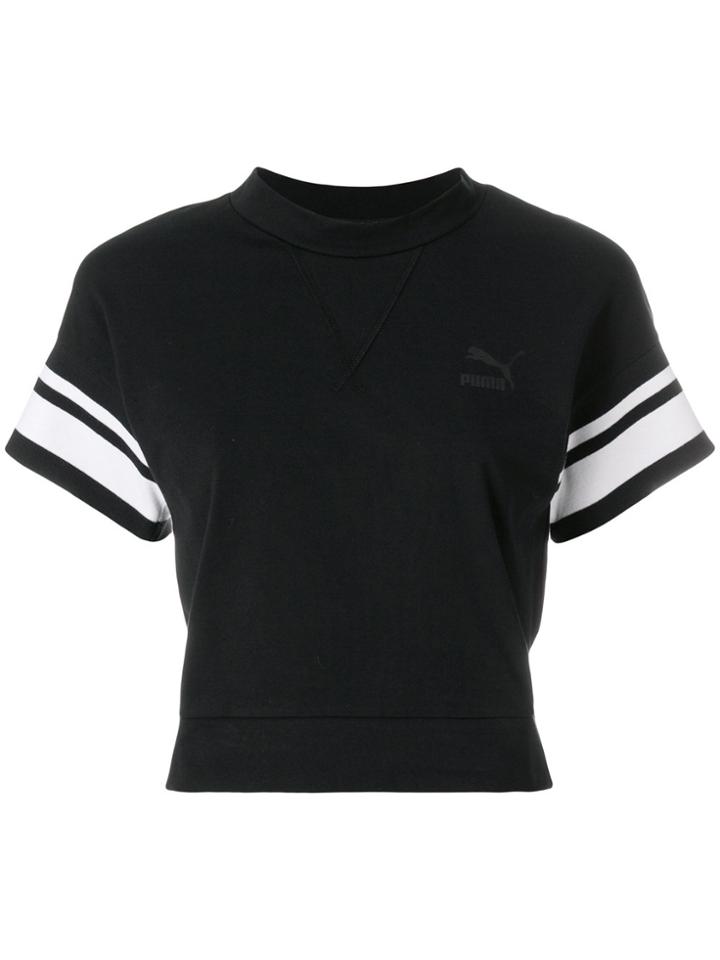Puma Striped T-shirt - Black