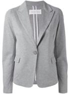 Fabiana Filippi - Single Button Soft Blazer - Women - Cotton - 48, Grey, Cotton