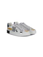 Dolce & Gabbana Kids Crown Sneakers - White